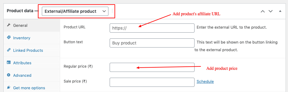 WooCommerce External/Affiliate Product