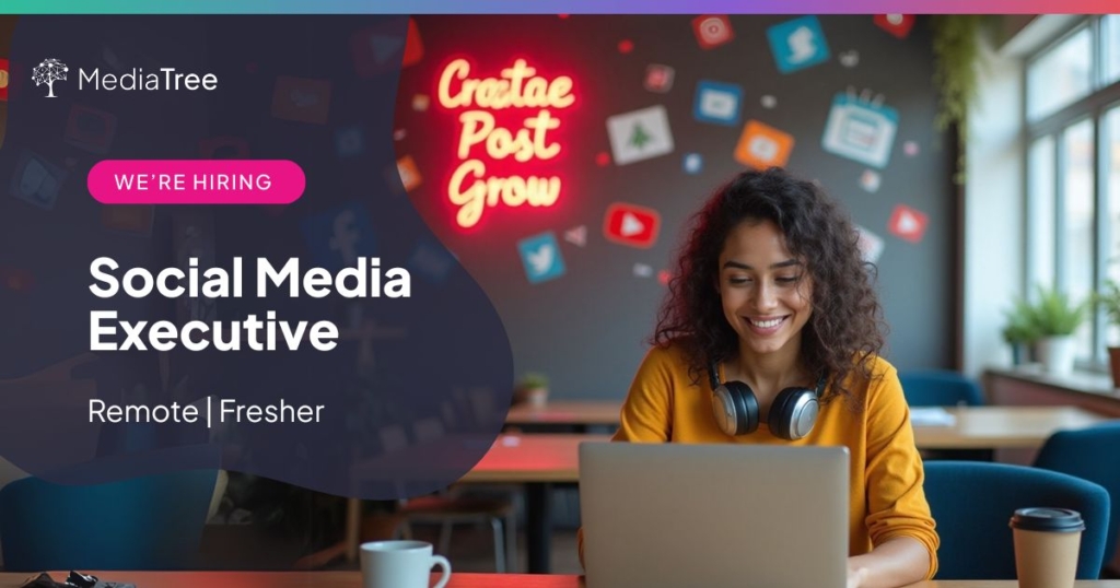 Hiring Social Media Executive - Fresher | Remote | Ahmedabad